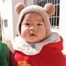 Radinka2025秋冬新款嬰兒帽子ins兒童針織護耳帽可愛(ài)寶寶毛線(xiàn)帽QNF 摩卡（球球） 44-48CM(建議3個(gè)月-2歲) 曬單實(shí)拍圖