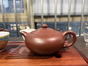 蘇蔻宜興純手工紫砂壺原礦朱泥大紅袍半月壺功夫茶具泡茶壺送禮家居館 大紅袍婉玉 300ml 曬單實拍圖