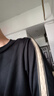卡賓男裝 90鴨絨羽絨服秋新款字母刺繡保暖外套時(shí)尚休閑青年B 漆黑色11 L /175/50 曬單實(shí)拍圖