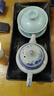 上官大人景德鎮(zhèn)青花瓷老陶泥茶壺中式復(fù)古開(kāi)片泡茶壺高端功夫茶具陶瓷單壺 老陶泥茶壺【千里江山】景德鎮(zhèn) 曬單實(shí)拍圖