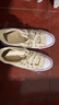 匡威（Converse）官方 All Star男女簡約休閑板鞋高幫鞋小白鞋159484C 159484C 37 曬單實拍圖