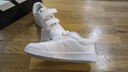 adidas阿迪達斯童鞋兒童休閑鞋春夏男童女童魔術(shù)貼運動(dòng)鞋小白鞋GW1987 曬單實(shí)拍圖