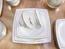 瓷先鋒釉下彩2025新款碗筷簡(jiǎn)約碗碟套裝家用景德鎮骨瓷陶瓷餐具套裝喬遷 釉下彩丨圓形配品鍋 56頭 曬單實(shí)拍圖