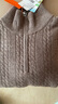 鹿王100%山羊絨衫女士毛衣半高領(lǐng)美拉德風(fēng)經(jīng)典柔糯親膚舒適保暖百搭 灰棕色 L 170/88A 曬單實(shí)拍圖