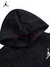 NIKE JORDAN 耐克AJ童裝男童連帽衛衣秋冬370克加厚兒童上衣 【加厚】正黑色 160 /80 【建議身高158-170cm】 曬單實(shí)拍圖