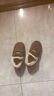 棉拖鞋新款批發(fā)秋冬室內(nèi)居家保暖加厚男士棉鞋防滑情侶包跟棉鞋女 咖啡色 40-41（適合39-40) 曬單實(shí)拍圖