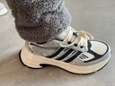 阿迪達斯（adidas）男鞋女鞋 2025夏季新款元禧復古休閑鞋網(wǎng)面透氣輕便運動老爹鞋 JQ0255/淺灰/黑/元禧系列 41 (255mm) 曬單實拍圖