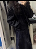 夏雨瑤黑色短款外套女2025春秋美式辣妹甜酷修身立領(lǐng)棒球服夾克開衫上衣 黑色 M 【建議90-100斤】 曬單實拍圖