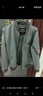 AKSERIES新復古回潮MA-1胸前繡花標飛行員棒球領(lǐng)短版修身夾克男1704001 淺灰綠 S 曬單實(shí)拍圖