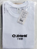 千紙鶴（Q ZHIHE）日系220G重磅長(cháng)袖t恤男春秋季純棉內搭純色打底衫潮 01A白色 M 曬單實(shí)拍圖
