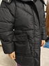 AEMAPE可拆卸帽子派克服2025新款冬季加厚羽絨棉服棉衣棉襖設計感外套女 黑色 XL -130-145斤 曬單實(shí)拍圖