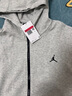 耐克（NIKE）JORDAN SPORT HOOP FLEECE DRI-FIT 男子速干全長(cháng)拉鏈開(kāi)襟連帽衫 FV8603-050 L 曬單實(shí)拍圖