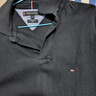 TOMMY HILFIGER【透氣舒適】男純棉珠地網(wǎng)眼商務(wù)純色修身長(cháng)袖T恤POLO 深藍色CJM S 曬單實(shí)拍圖
