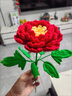 澳顏萊DIY通用2號膠包綠色花桿仿真花鐵絲扭扭棒手工毛線(xiàn)花玫瑰花插花桿 【全包花桿50根+4卷綠膠帶】 曬單實(shí)拍圖