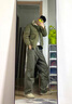 啄木鳥(niǎo)品牌羽絨服男士2024新款冬季男毛翻領(lǐng)加厚保暖防寒羽絨衣休閑外套 黑色 XL 曬單實(shí)拍圖