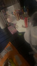 【開學必備】三年二班9格新升級可旋轉(zhuǎn)筆筒多功能學生文具男女孩簡約筆架辦公室大容量桌面收納盒 米白色 曬單實拍圖