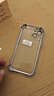魔杰樂【四角氣囊防摔】適用蘋果16pro手機殼透明電鍍iphone13promax新款高級感12全包鏡頭款情侶款 遠峰藍【四角氣囊防摔】 iPhone14 曬單實拍圖