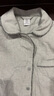Calvin Klein內衣秋冬女士休閑織帶滾邊格紋舒適法蘭絨家居睡衣QS5801O P7A-鴿子灰 S 曬單實(shí)拍圖