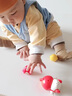 嘉識練抬頭玩具嬰兒1-3個月01歲早教3寶寶爬行6學爬搖擺鴨一兒童習訓8 紅色搖擺雞雞媽媽+3只磁吸小雞 曬單實拍圖