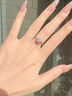 雪花莫桑鉆戒指純銀1克拉鉆戒結婚仿真情侶對戒莫桑石婚戒送女友 雪花鉆戒(50分)【證書(shū)+黑卡】 閉口10號(指圍50mm) 曬單實(shí)拍圖