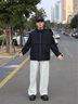 gxg.jeans男裝夾克 工裝風(fēng)多口袋三防休閑連帽外套 25年春新品 黑色 L (175) 曬單實(shí)拍圖