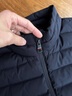 TOMMY HILFIGER【防風(fēng)防潑水】秋冬男裝輕薄90鵝絨排骨羽絨馬甲背心外套 藏青色DW5 M （推薦：135-150斤） 曬單實(shí)拍圖