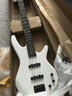 IBANEZ依班娜電貝斯GSR200/GSR320/280QA初學(xué)入門(mén)電貝司被動(dòng)四五弦bass GSR320-PW 珍珠白 曬單實(shí)拍圖