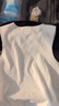 莫代爾男士無(wú)痕保暖背心加絨加厚修身打底衫秋冬內衣馬甲上衣 白色+白色【2件裝】 3XL 曬單實(shí)拍圖