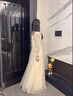 麥斯貝思香檳色晚禮服女2025新款高端輕奢訂婚宴會(huì )主持人長(cháng)裙藝考成人禮 香檳色 M 曬單實(shí)拍圖