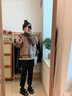 GARNUO皮毛一體羊羔毛外套女2025新款秋冬季麂鹿皮絨機(jī)車服加厚夾克棉服 棕色 M 【101-115斤】 曬單實(shí)拍圖