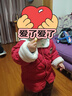婧麒（JOYNCLEON）兒童棉服男女童裝棉衣外套上衣秋冬裝小寶寶羽絨棉襖嬰兒衣服 紅色 110 曬單實(shí)拍圖