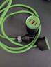 黑魚電力蘑菇二號(hào)充電器頭65W快充適用于筆記本充電器蘋果華為小米充電器手機(jī)平板快充頭 蘑菇二號(hào)可拆卸充電器-科幻綠 曬單實(shí)拍圖