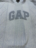GAP女裝春秋可機(jī)洗抗靜電logo絞花毛衣寬松美式針織衫637635 曬單實(shí)拍圖