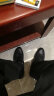 金猴 （JINHOU）男士商务镂空皮鞋 正装套脚透气凉鞋男 Q30009A 黑色 40码 实拍图