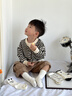 貝比嬰兒襪子冬季純棉毛圈襪寶寶無(wú)骨中筒襪秋冬款新生兒童保暖襪 大眼小熊 厚棉秋冬 【100%棉】 4雙 0-6月 （適合腳長(cháng)6-8cm） 曬單實(shí)拍圖