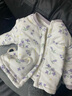童戀初心寶寶棉服套裝冬裝嬰兒保暖加厚秋冬分體夾棉衣服男女兒童棉衣棉褲 【棉衣套裝】風(fēng)鈴信子 100 曬單實(shí)拍圖