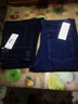 秋冬季厚款中老年牛仔褲男士加厚高腰深襠直筒寬松爸爸休閑長(cháng)褲子 淺藍色+深藍色CK【厚款兩條】 31【腰圍二尺四115-125斤】 曬單實(shí)拍圖