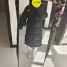 李寧火鍋羽絨服丨情侶春季石墨烯保暖防潑水抗靜電長羽絨服連帽外套 黑色(507款)-2 L 曬單實(shí)拍圖