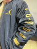 Jordan耐克AJ童裝棉服秋冬兒童棒球服外套上衣 正黑色 150/72(M)  曬單實(shí)拍圖