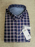 立蒙冬季男士保暖襯衫加絨加厚長(cháng)袖格子襯衣中年爸爸裝 310藍黃格4XL 曬單實(shí)拍圖