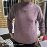 恒源祥品牌100%純羊絨衫冬裝加厚羊毛衫中年媽媽毛衣女半高領(lǐng)打底衫毛衣 22607淺豆沙 加厚 送禮盒+禮袋 M 建議90-105斤 曬單實(shí)拍圖