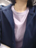 佐丹奴抓絨衣女純色加絨保暖夾克抽繩連帽衛(wèi)衣休閑外套女05374872 曬單實拍圖