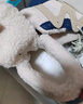 百麗踏加絨高幫鞋雪地靴女款冬季加絨加厚防水棉靴厚底保暖東北大棉鞋潮 藍(lán)色 39 曬單實(shí)拍圖