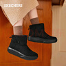 斯凱奇（Skechers）女鞋高幫百搭時(shí)尚厚底增高雪地靴加絨保暖短靴休閑鞋女靴114759 曬單實(shí)拍圖