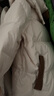 茵曼（INMAN）x米雷聯(lián)名章仔繡三防羽絨服2024冬季女裝新款連帽立領(lǐng)短外套 古杏色 M 曬單實(shí)拍圖