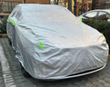 智匯汽車車衣全車罩加厚牛津布遮陽防曬防雨罩轎車SUV越野汽車套外罩 適用于林肯航海家專用車衣全車罩 銀色加棉加厚牛津布汽車衣罩外套 曬單實拍圖