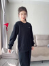 李寧運動套裝女春季新款長袖休閑寬松大碼修身顯瘦百搭衛(wèi)衣衛(wèi)褲兩件套 黑色衛(wèi)衣+束腳衛(wèi)褲【常規(guī)款】 M /170 (105-125斤) 曬單實拍圖