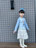G.DUCKKIDS小黃鴨童裝女童打底衫春秋季2025新款兒童愛(ài)莎公主衣服女寶寶衛衣 艾莎打底衫 120 尺碼5~6歲【110-120cm】 曬單實(shí)拍圖
