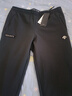 迪桑特（DESCENTE）運動(dòng)休閑男女同款針織運動(dòng)長(cháng)褲 BK-黑色 2XL (185/92A) 曬單實(shí)拍圖