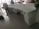CNGAGUOJJ公司圓形烤漆前臺弧形接待臺輕奢半圓形美容院口腔導診臺收銀吧臺 活動(dòng)柜 曬單實(shí)拍圖